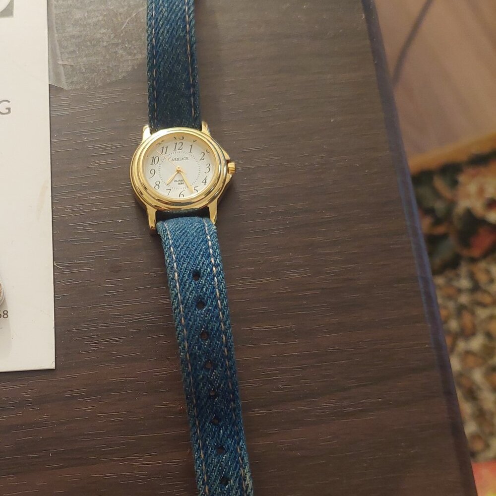 Vintage Timex Denim Watch Great Condition